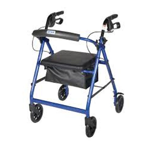 Combination 4-Wheel Rollators & Transporter Wheelchair