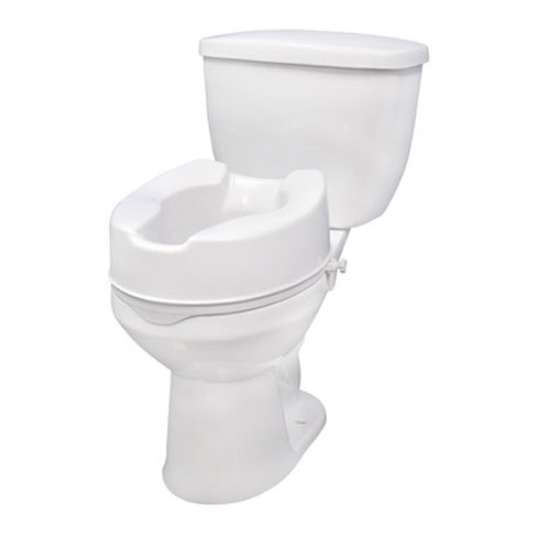 Raised Plastic 6 Toilet Seat