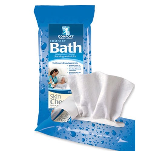 Comfort Bath Rinse-Free Washcloth Cleansing System
